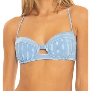 Isabella‎ Rose Sugar On Top Underwire Bra Swimsuit Top Size Small
